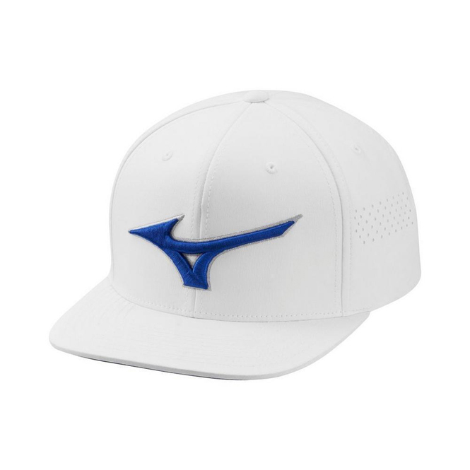 MIZUNO TOUR DELTA FITTED HAT WHT